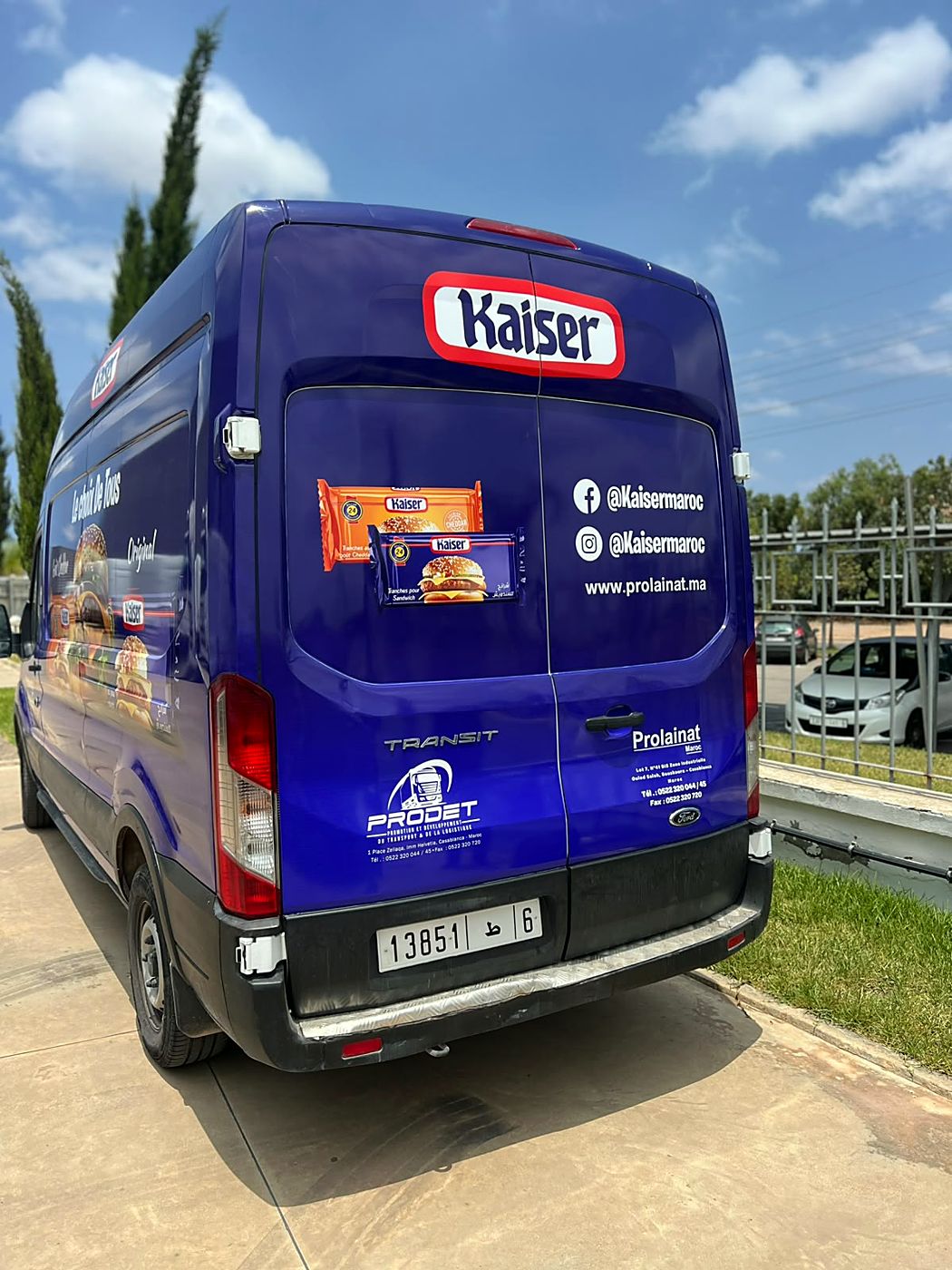 Fourgon Kaiser vue arrière